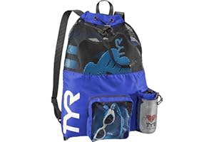 TYR Sport Sac Filet Mesh Natation Compartimenté 20l Sac Filet Equipement Natation Compartimenté Mixte (lot de 2)