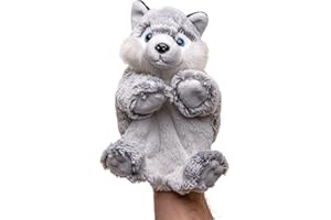 Uni-Toys - Lalka Husky - 24 cm (wysokość) - pluszowa lalka, pies - pluszowa zabawka, przytulanka