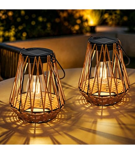 Formano Solar Laterne Im Rattan-Look – 60 Cm Hoch, 3 LED-Birnen, Dämmerungssensor, IP44 Wetterfest – Für