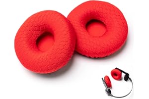Voarmaks Cuscinetti auricolari in schiuma di alta qualità, compatibili con cuffie Koss Porta Pro PP KSC35 KSC75 KSC55 (tutti rossi)