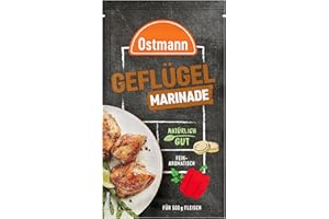 ‎OSTMANN Ostmann Gewürze – Geflügel Marinade, flüssige Grillmarinade für Hähnchen & Pute, Gewürzmischung für 500 g Geflügelfleisch, ideal zum Grillen & Verfeinern von Speisen, 60 ml, 1 Stück (1er Pack)