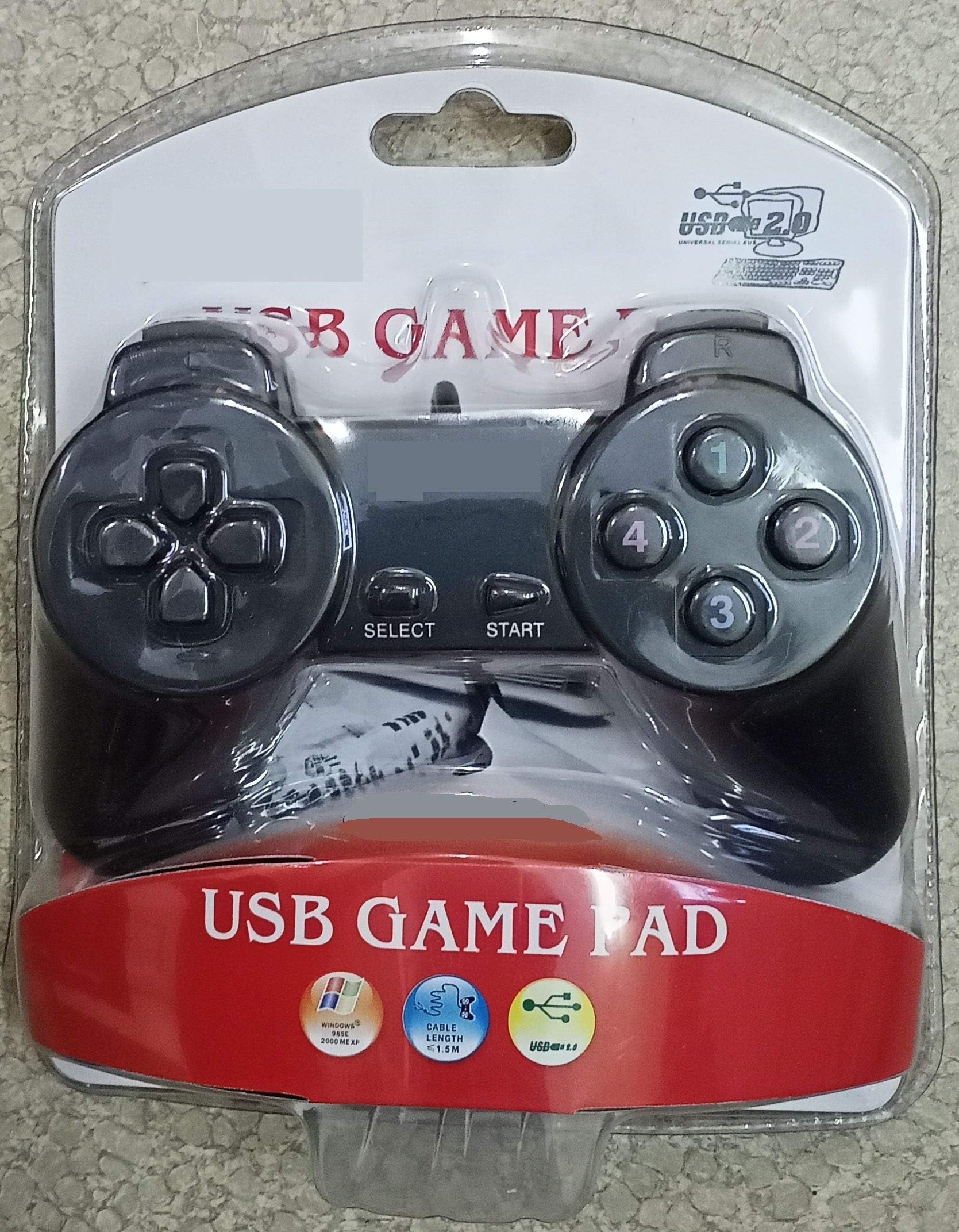 USB Game Pad - Game Controller - Game Remote for Computer (Plug & Play) Without Vibration.