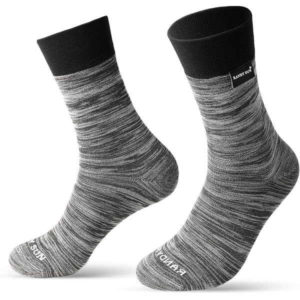 Chaussettes imperméables jusqu'à 15 000 mm - Colonne d'eau Wudu Mest Corap Coolmax - Robuste - Membrane respirante - Chaussettes de travail - Sports d' hiver - Camping - Pêche - Chaussettes de