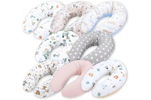 Totsy Baby Stillkissen XXL Seitenschläferkissen Schwangerschaftskissen Lagerungskissen - Pregnancy Pillow Erwachsene - 190 cm Zufällige Variante