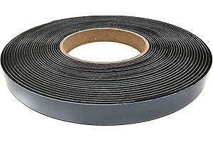 ESNADO EPDM - Schaum Schwarz. Länge: 10 m auf Rolle. einseitig selbstklebend (15 x 2 mm)