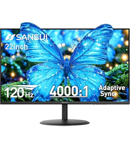 LG 22MR410-B 22-inch FHD Computer Monitor, 100Hz, 5ms, AMD