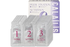 ‎CALAILIS CALAILIS Wimpernlifting Set Lotionen, Lash Lifting Set Lotionen, Einfach zu Verwenden Heben und Locken für Wimpern, Geeignet für Den Salon und Heimgebrauch (3x10Pcs Perm, Setting, Nourish)