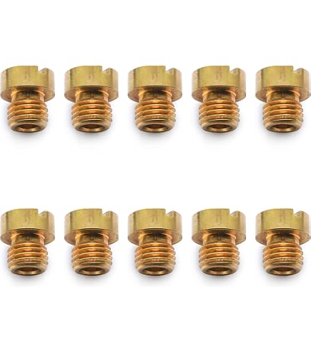20 Gicleurs Carburateur M6 Flewdart - Tailles 55 à 150 (par Pas De 5) - En Laiton Pour Scooter, Moto - Compatibles PHBN/PHVA Etc. - Pour Réglage Et Tuning