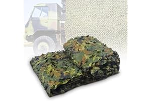 ‎EJOYOUS Ejoyous Tarnnetz Camouflage Netz 2 x 3 m, 150D Oxford-Gewebe Forest Landscapes Camouflage Net Woodland Armee Tarnung Net Hunting Outdoor für die Jagd Militär Dekoration Sonnenschutz