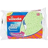 Vileda Comfort Corrugated Sponge, Pack of 2, Shiny