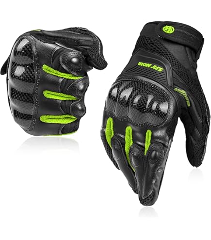 Alpinestars Motorhandschoenen Smx-1 Air V2 Gloves Black Yellow Fluo, zwart/ geel, XL