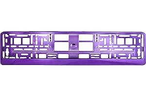 TAPORT® CAR REGISTRATION HOLDER FOR ANY CAR, VAN, TRUCK, TRAILER (PURE PURPLE)