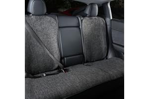 Ywooon Cubierta de Asiento de Automóvil para Tesla Model Y 2020-2024 2025 Balta Suave y Sin Deslizamiento-Cojín de Asiento de Confort para Conducir Accesorios Interiores Lino, 7 Piezas