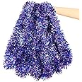 DIYASY RoyalBlue Christmas Chunky Tinsel Garland for Christmas Tree Decorations (20 FEET Long)