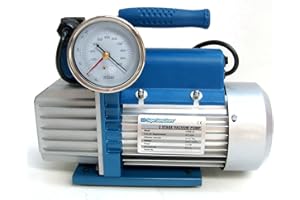 SUPERSAMASTORE Vakuumpumpe 2 STUFIG 42 L/MIN Unterdruckpumpe mit elektrischem Ventil