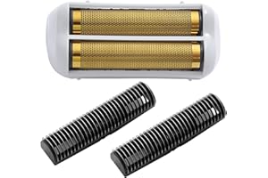 BESTBOMG Golarka elektryczna z głowicą tnącą, folia tnąca, kompatybilna z maszynami Andis ProFoil, folia zastępcza i zestaw do cięcia