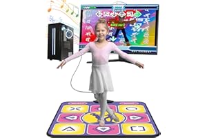 Acelufly Tappetino da Ballo per PC, Tappetino da Ballo USB Plug And Play Divertente per Bambini e Adulti, Ragazze, Ragazzi, Tappetino da Ballo Antiscivolo Compatibile con PC Laptop.