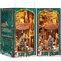 Fenteer Booknook DIY Kit - Miniatur Haus Zum Selberbauen Mit LED