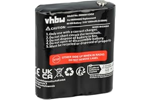 vhbw Batería Recargable Compatible con Motorola Talkabout T5412, T5422, T5532, T5622 Radio (1300 mAh, 3,6 V, NiMH)