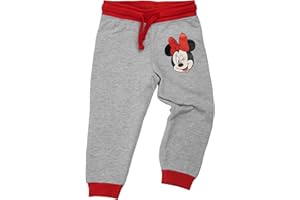 UNITED LABELS Disney Minnie Mouse Jogginghose für Mädchen Kinder Trainingshose Sweathose Hose Grau