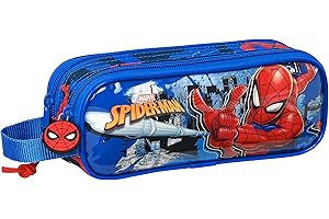 SAFTA PORTATODO DOBLE SPIDER-MAN "GREAT POWER"