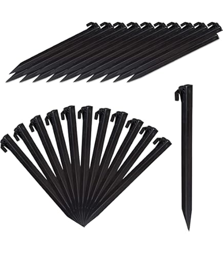Flexible Plastic Edge Boundary (20m, Black) - Stay-in-Place Design - Easy to place, UV and frost resistant - Made of high quality polyethylene, Fully recyclable garden border Flexible Plastic Edge Boundary (20m, Black) - Stay-in-Place Design - Easy to place, UV and frost resistant - Made of high quality polyethylene, Fully recyclable garden border