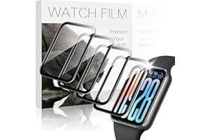 AIDOWU 4-Stück Glas Schutzfolie Kompatibel mit Xiaomi Smart Band 9 PRO Displayschutz HD Klar Kratzfestigkeit 9H Pmma Gehärtetem Glas Displayschutzfolie für Xiaomi Smart Band 9 PRO Schutz,Präziser Abdeckung