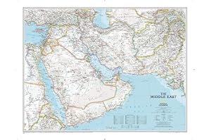 Middle East, Tubed: Wall Maps Countries & Regions