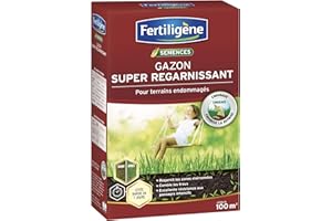 Fertiligène Gazon Super Regarnissant, Neutre, 2 kg