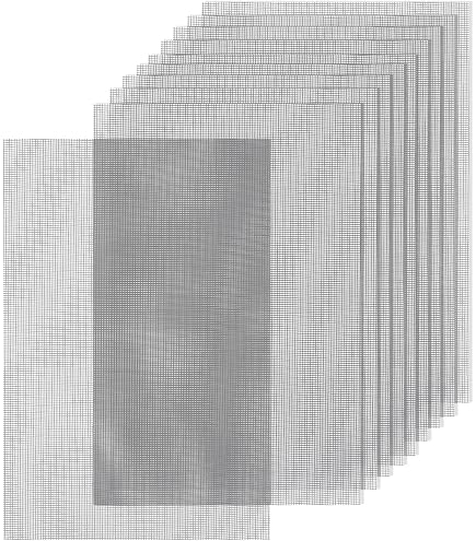 Ouligay 10 Reti Di Copertura Per Bonsai - Plastica Nera 20x30 Cm - Per Vasi E Drenaggio