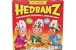 Spin Master Games - Hedbanz, das rasante Ratespiel für die ganze Familie, Neuauflage (2025) mit tollem Spielmaterial, für 2-6 Spieler ab 6 Jahren