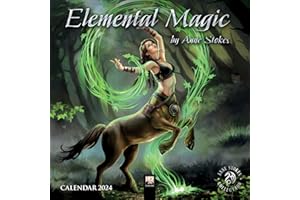Anne Stokes: Elemental Magic Mini Wall calendar 2024 (Art Calendar)
