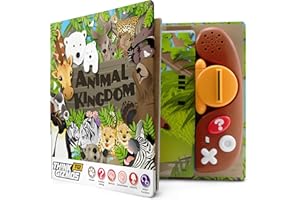 Think Gizmos Animal Kingdom Habitat Interactive Learning Book - Learn About Animals and their Habitats with Quiz Games for Kids Ages 3+