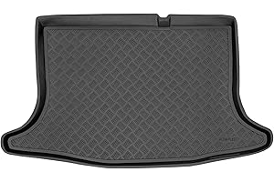 M MOTOS Tapetes de PE para maletero apata para Nissan Pulsar 2014-2018 Mejore la comodidad de su viaje con la resistente alfombrilla para el maletero del coche, que protege contra la suciedad y el pol