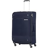 Samsonite Base Boost Cabin Trolley Case, 78 cm | Navy Blue 105L 3.1kg Expandable Softcase with TSA Lock and Smooth Spinner Wh