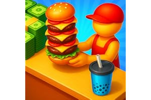 Burger Empire Idle Tycoon Master: Manage Fast Food Restaurant Business Hamburger Simulator Game