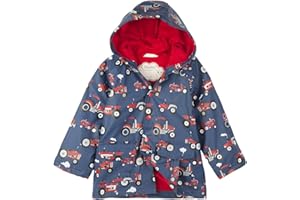 Hatley Printed Raincoat, Chaqueta Impermeable Para Niñas