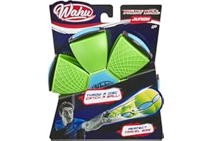 Wahu Phlat Ball Junior Verde, Lancia un disco e prendi una palla Gioco all'aperto, Gioco da esterno, Facile da portare ovunque / A partire dai 5 anni