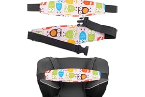 YOUR DAY MATE Appuie-Tête de Siège Enfant, Imprimé Joli pour Fille, Lot de 1, Positionneurs de Sommeil Réglables pour Siège Auto, Appui-Tête Enfant pour Voyage en Voiture, Accessoires de Couchage Siège Auto