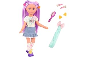 Glitter Girls by Battat GG51089Z - Luma - Poupée à Coiffer Articulée - Fournie avec Accessoires de Coiffage - 35,56 cm - Dès 3 ans