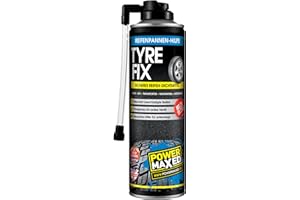 ‎POWER MAXED Power Maxed TYRE-FIX 500 ml – Quick Puncture Aid up to 18 Inches Tyre Sealant Tyre Repair Kit