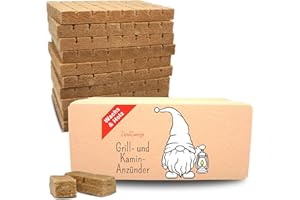 ZündZwerge 320 Anzündwürfel - fire Starter - Holz Wachs - Kaminanzünder - Grillanzünder - Ofenanzünder - Anzünder - Anzündhilfe - Würfelanzünder Feueranzünder - fire Cube - Würfel Grillkohleanzünder