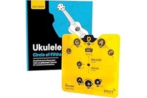 NOISY CLAN Circle of Fifths For Ukulele - Ukulele Theory Book & Chord Wheel - Music Theory made EASY! Play More, Write More, Explore Music (Ukulele Theory)