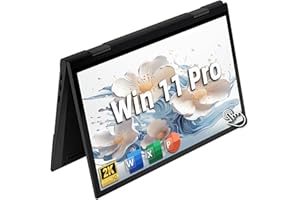 FSJUN Yoga 10.95'' Mini Laptop Touch Screen 2-in-1 Pocket PC with FHD Display, 12th Gen N95 CPU (Up to 3.4GHz), 16GB DDR5 RAM, 512GB NVMe SSD, 360° Rotatable, Backlit Keyboard, Dual Wi-Fi, Type-C (GB, 512)