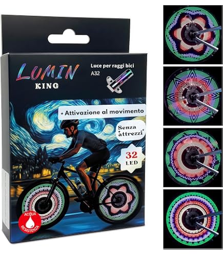 Set Da 24 Riflettori Per Bicicletta: 12 Per Raggi E 12 Per Pneumatici - Catadiottri Gialli Per Sicurezza Notturna