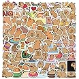 DKDDSSS 100 PCS Capybara Stickers - Graffiti, Waterproof, Kawaii Animal Stickers for Laptop, Journals, Water Bottles, Luggage