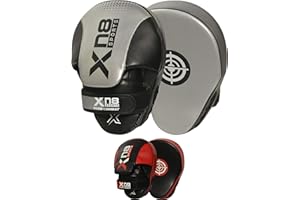 XN8 SPORTS Xn8 Manoplas Boxeo para Entrenamiento Curvadas Boxeo Almohadilla para Muay Thai MMA Kickboxing Paos Artes Marciales y Karate Patas De Oso