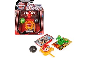 BAKUGAN 3.0 - STARTER PACK NOWA GENERACJA - Nillious, Hammerhead i Dragonoid Special Attack, 1 Pierścień bojowy, 1 karta wyrzutni i 9 kart - Kolekcja zabawek Bakugan - Zabawka dla dzieci od 6 lat