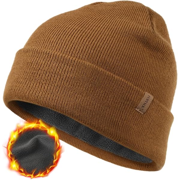 ZASFOU Damen Winter Beanie Mütze Schal Touchscreen Handschuhe Set Warme