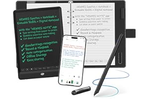 NEWYES SyncPen 3.0 Digital Note-taking Set | Paper-to-Screen Solution, Smart-Pen + A5 Notebook + Reusable LCD Notepad, Auto Real-time Sync, Playback, Ideal for School Office Meeting Art
